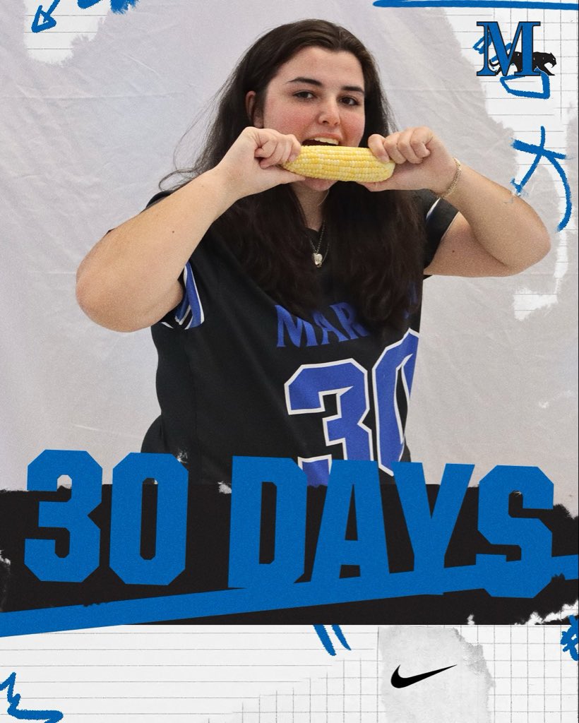 We are less than 30 days until our season opener!! 🔵⚪️