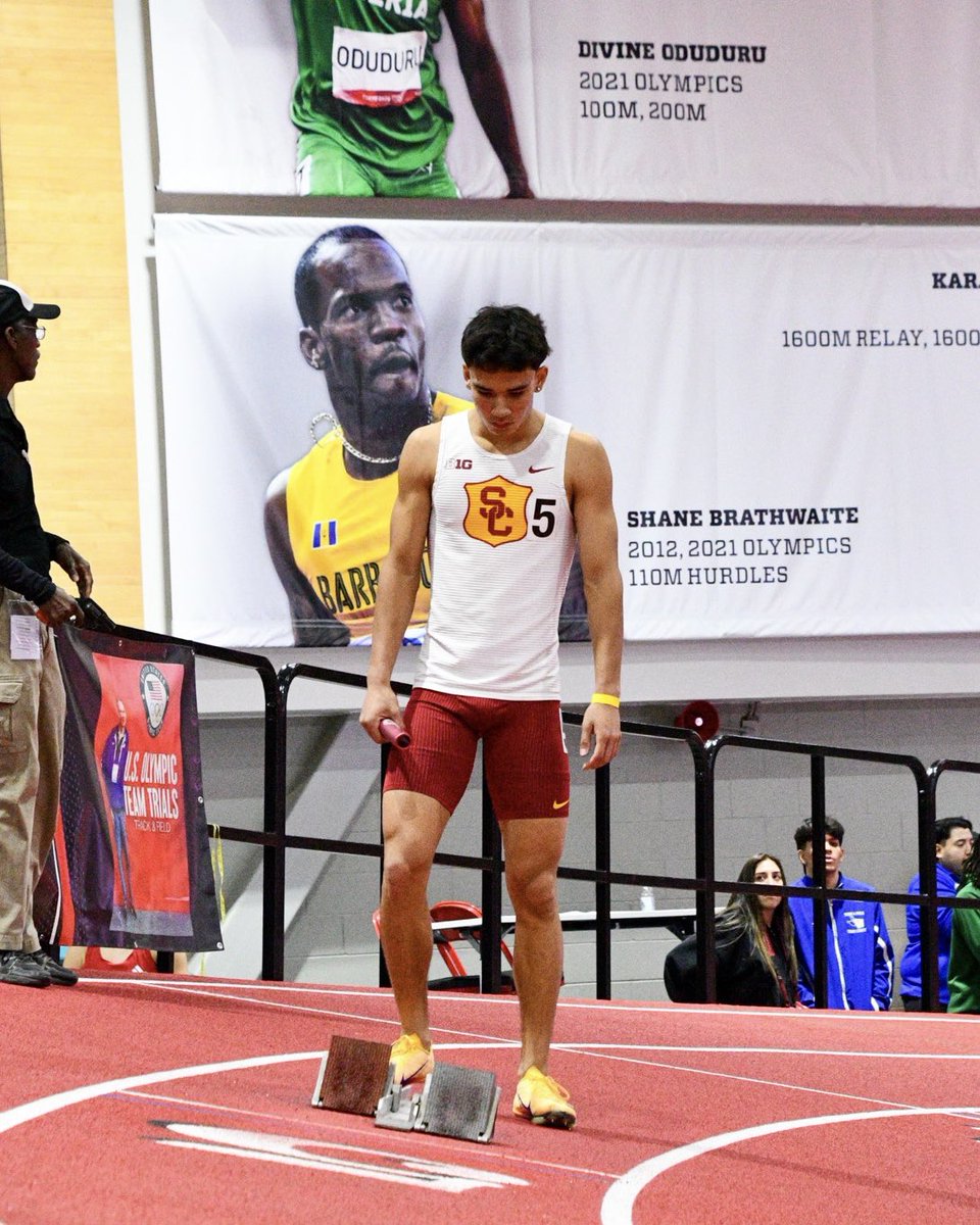 USC_Track_Field's tweet photo. 𝐍𝐔𝐌𝐁𝐄𝐑 𝐎𝐍𝐄‼️

Jack Stadlman, Garrett Kaalund, Jaelen Knox and Will Jones clocked the fastest time in the NCAA so far this season for the men’s 4x400 relay at 3:02.55 🔥

#FightOn https://t.co/IE4QA901cO