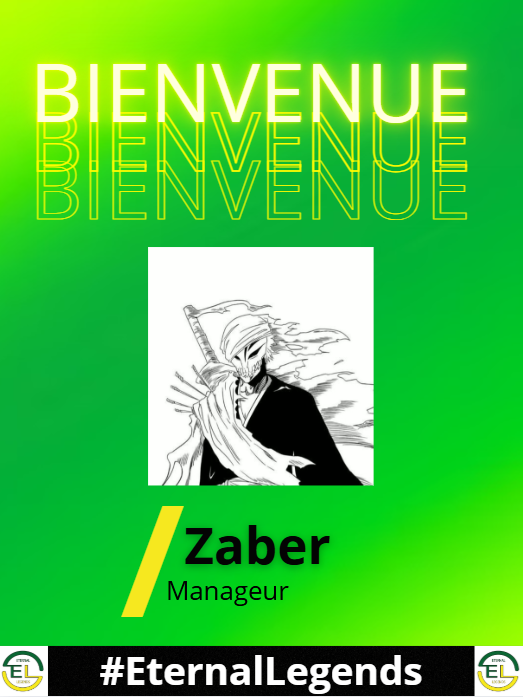 ELWIN_off's tweet photo. Nous avions besoin de quelqu'un pour gérer la structure !

Zaber rejoint Eternal Legends en tant que manager ! 💚💛

Nous lui souhaitons la bienvenue ! 🤝 #ELWIN #EternalLegends @Gamerzone21_ https://t.co/o7jz4XUuKo