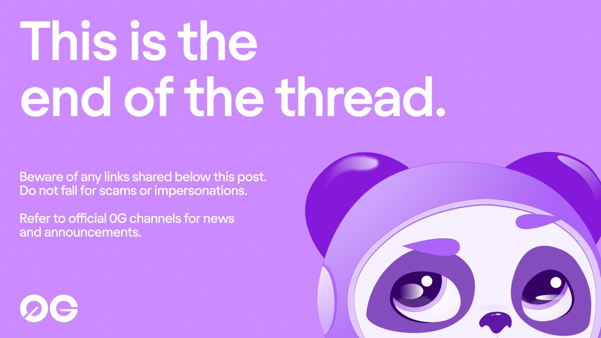 0G Labs (Home of Infinite AI) (@0G_labs) / Posts / X