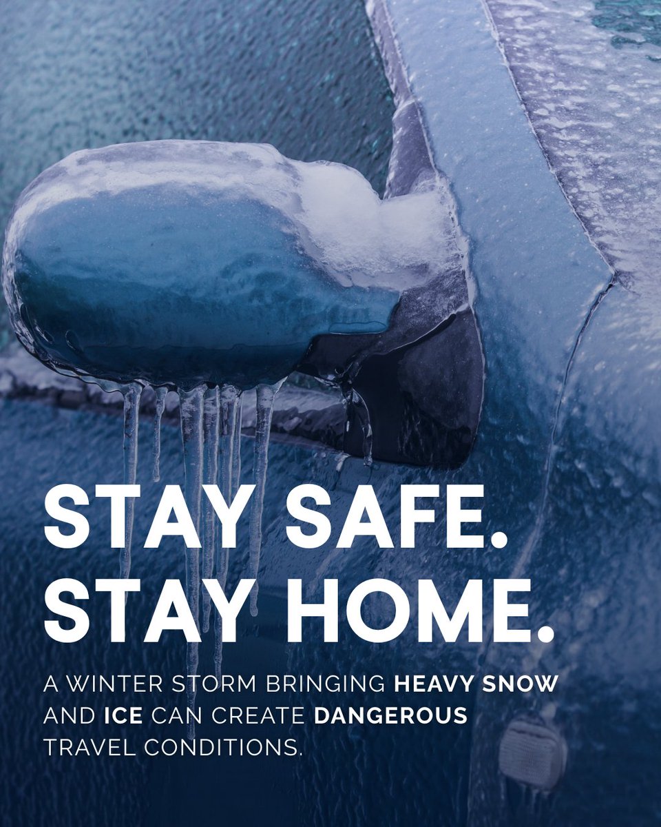 VAMCSO's tweet image. Avoid travel unless it is necessary over the next 24-48 hours so that everyone stays safe in this storm.❄