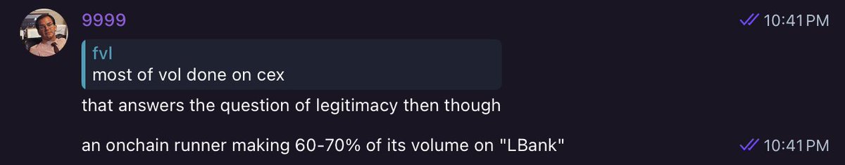 Nvm I guess. This will lead to a lot of carnage onchain going forward once more with many ppl chasing beta and expecting the next meta to have as big of a runner. Dont believe the hype