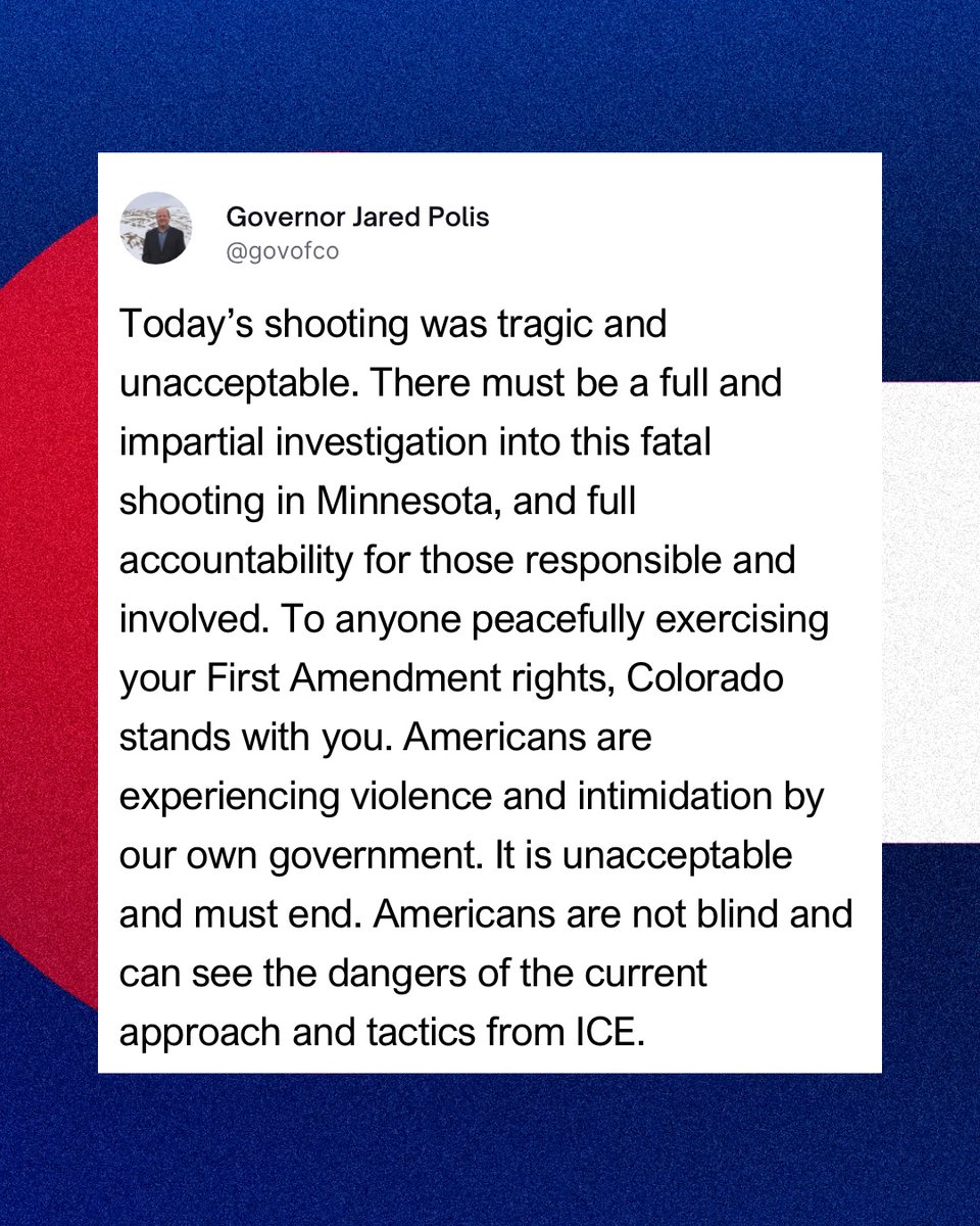 Governor Jared Polis tweet media