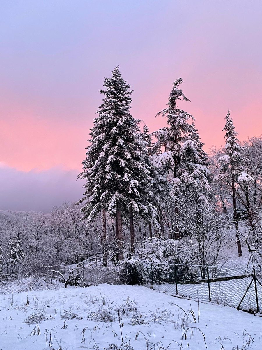 Espectacular nevada i cel a Muntanyola (Osona) a 900m.

📸Assumpta Navascue