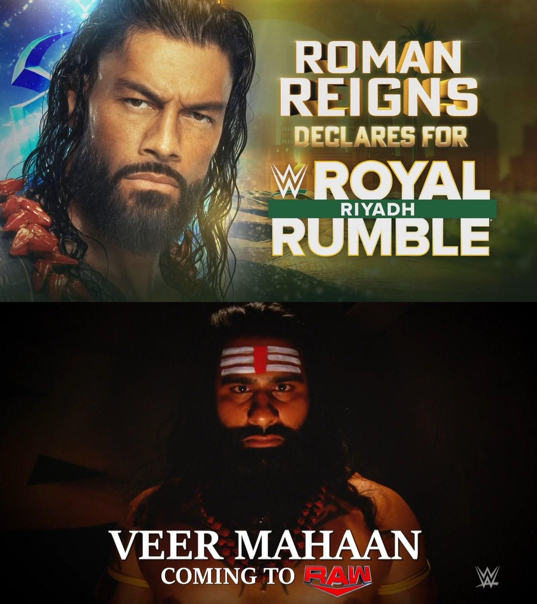 un día disfrutamos el regreso épico de Roman Reigns 📷y otro, semana tras semana, disfrutábamos esperar a <a href="/VeerMahaan/">Rinku Rajput</a> …
#RoyalRumble #smackdown