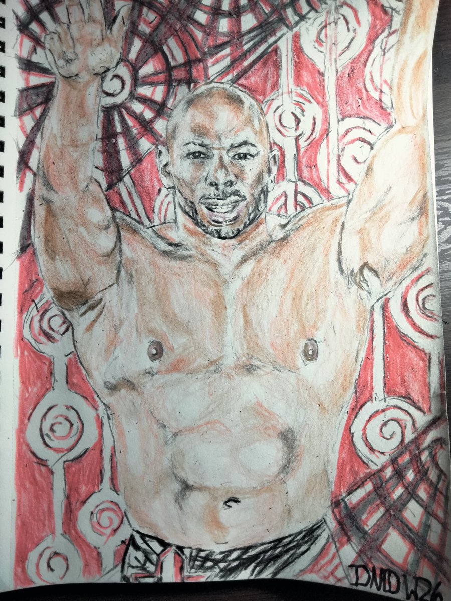 DavidWindhamJr1's tweet image. Jay Lethal 
Drawing Paper 12 in x 9 in 
#JayLethal #AllEliteWrestling #davidwindham #Illustration #Composition #Wrestling