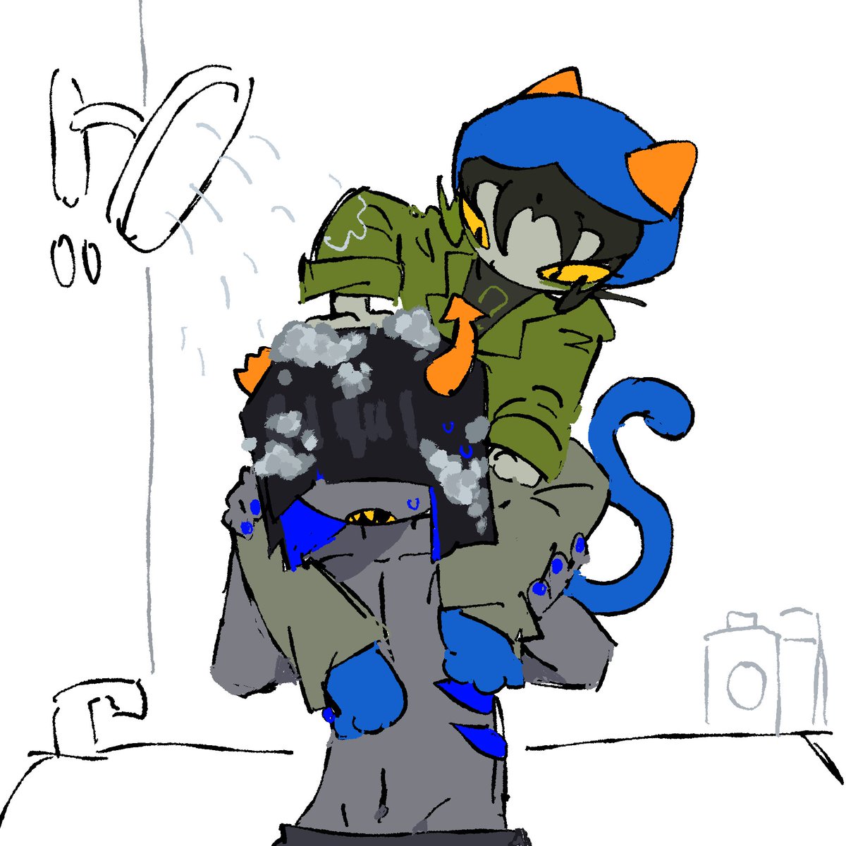 nep wash urself first