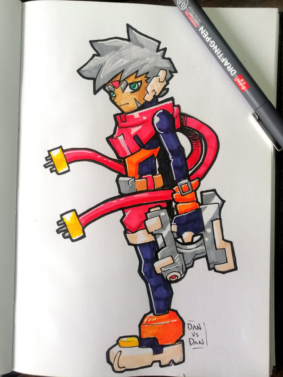 Grey #megamanzxadvent