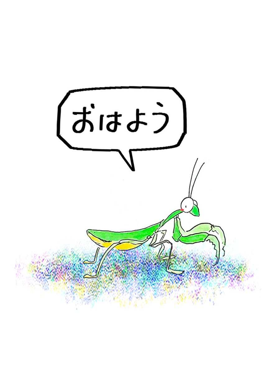#イラスト　#昆虫