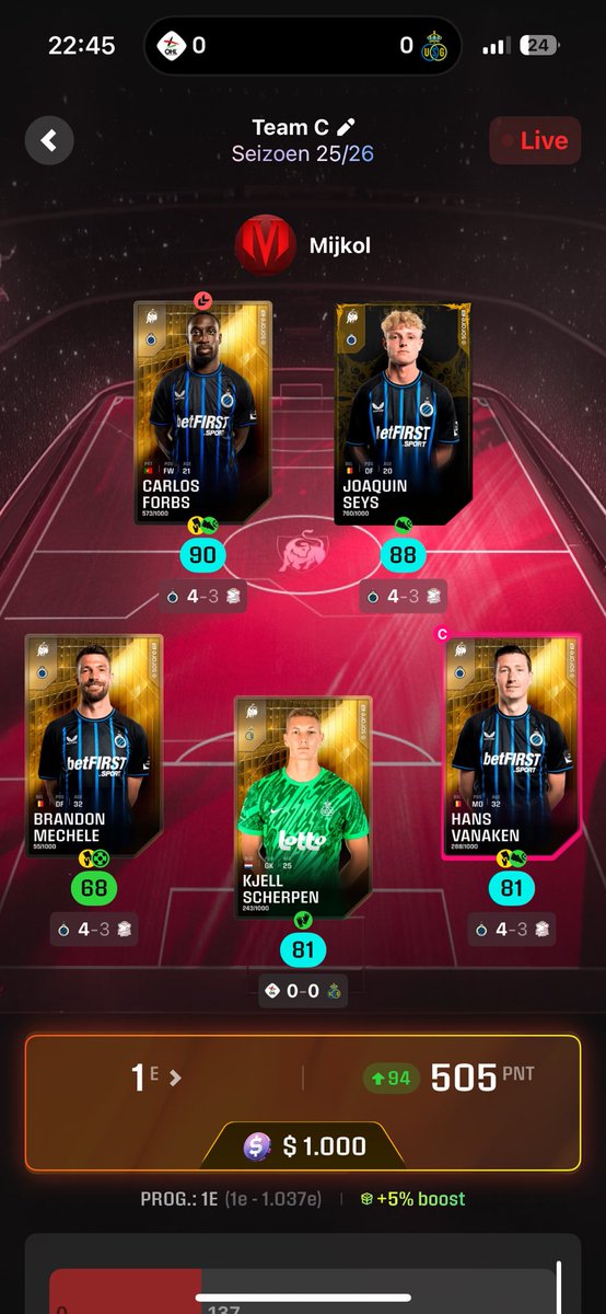 Might have missed streaks, but if this holds…..

WE WILL BE ON OP OF THE WORLD!!!

#Sorare