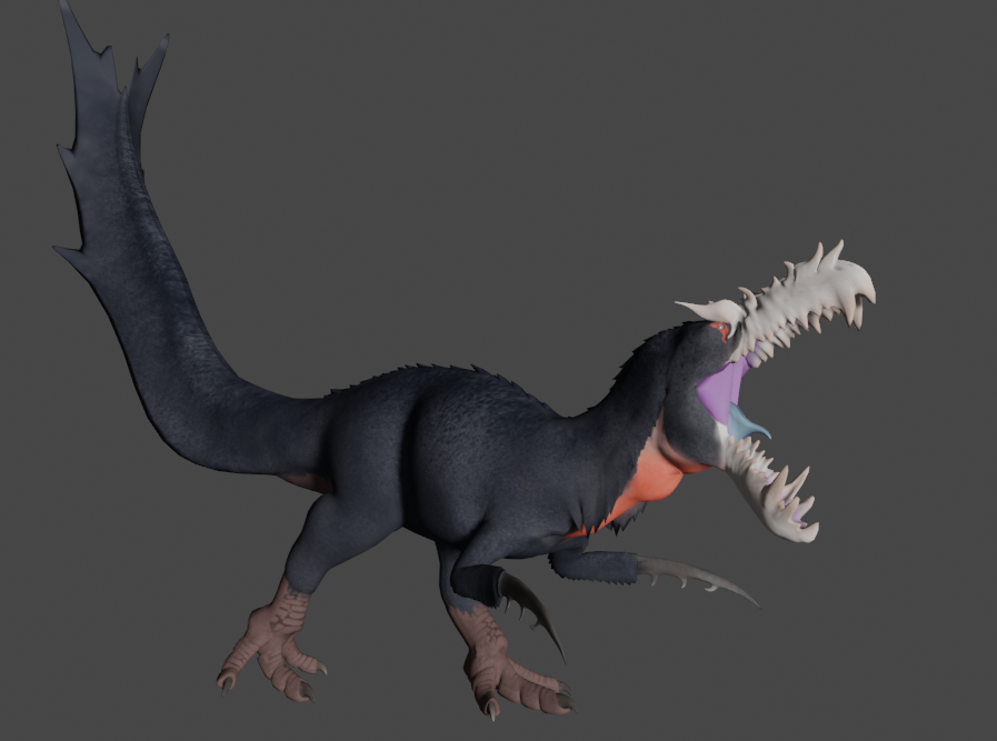 Paleo_Lazo_art's tweet photo. THE NIGHTMARE... 
Kaipric terrosus, the murderous shadow of #paradise (PEAK) 
#projectparadise https://t.co/CkIqNZcSn8