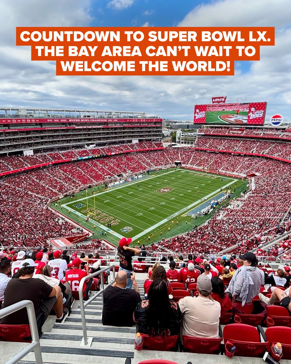 onlyinsf's tweet image. 15 DAYS TO GO! San Francisco is counting down to Super Bowl LX and is ready to welcome the world. 🏈

Tomorrow, the deciding game will reveal who takes the field at @LevisStadium — stay tuned to see who comes out on top!
👉 bit.ly/4sOdRLv

📸 misterallan