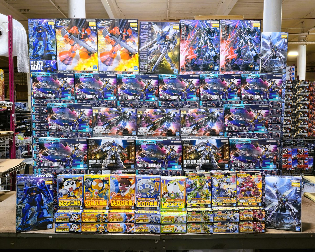 This restock spans classic Gundam icons, modern  Master Grades, and playful Keroro Gunso kits plus the BRAND NEW White Gundam from GQuuuuuuX.

gundampros.shop/product-catego…