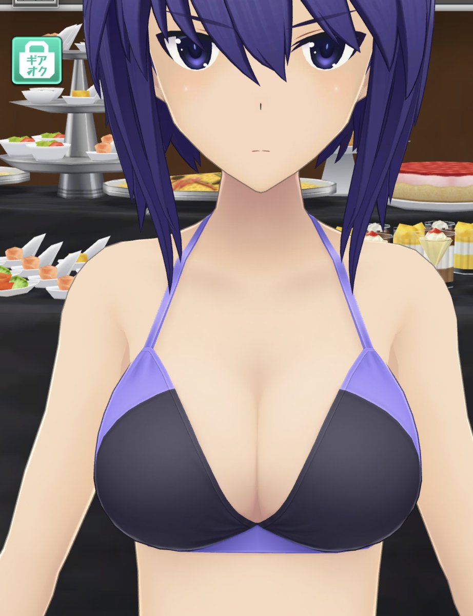 水着姿の鳳さんだけやたら谷間の表現が細やかじゃあないか? 