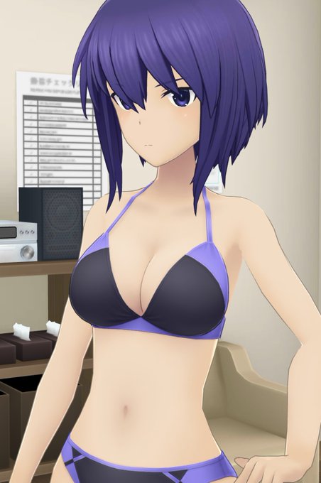 水着姿の鳳さんだけやたら谷間の表現が細やかじゃあないか? 