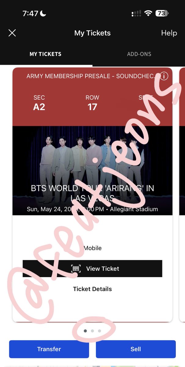 featjeons's tweet photo. WTT

have: 3x VIP for 5/24, vegas day 2
-seats are one away from barricade

want: 3x VIP for 5/23, vegas day 1
-looking for similar tickets for vegas day 1

serious inquiries only! will provide additional proof via dm/text! pls trade with me!🧎‍♀️

@875tickets #875tickettrade https://t.co/c4kBu6j5uH