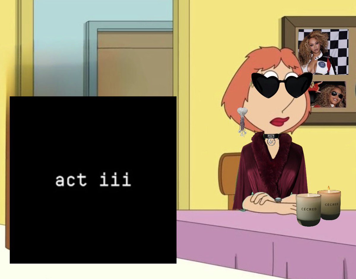 willfulchaos's tweet image. when beyoncé releases the act iii lead single on valentine’s day