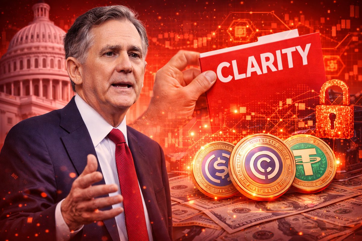 REP. FRENCH HILL SAYS CLARITY ACT MUST COME FIRST French Hill said the  CLARITY Act is essential before stablecoin legislation can work, arguing  that clear market structure rules are a prerequisite for