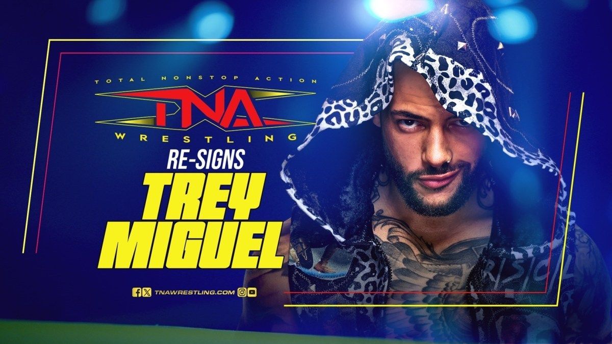 ProWrestlingG's tweet photo. Trey Miguel Has Re-Signed With TNA Wrestling 

Read More:  https://t.co/neQtBYUaxG 

#PWGfansANTHEM #TNAUK #TNAiMPACT #TNAWrestling #Maclin #NXTNA https://t.co/IitVbDP29P