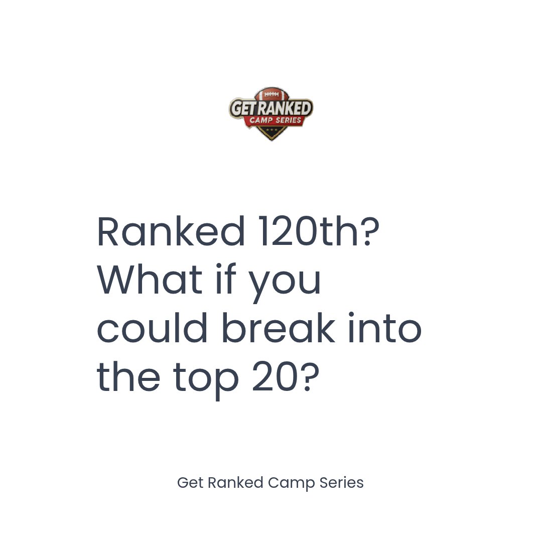 Get Ranked Camp Series tweet media