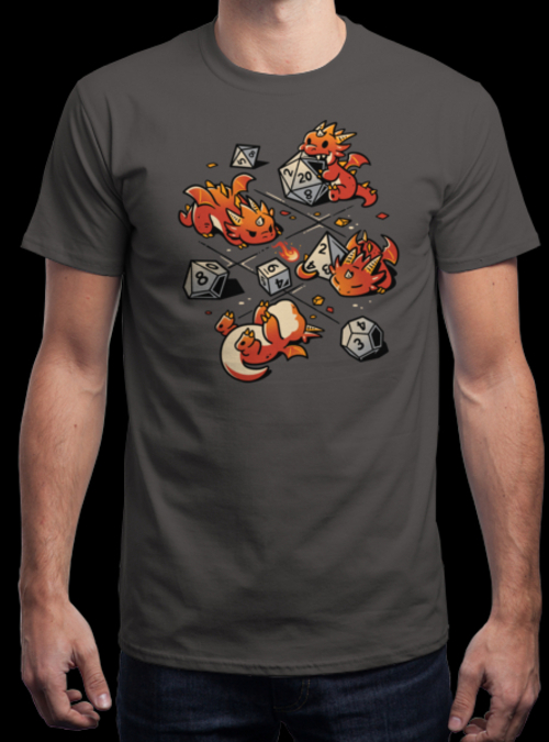 "Tiny Dragons Party" is today's tee on qwertee.com RePost for a chance at a FREE TEE!