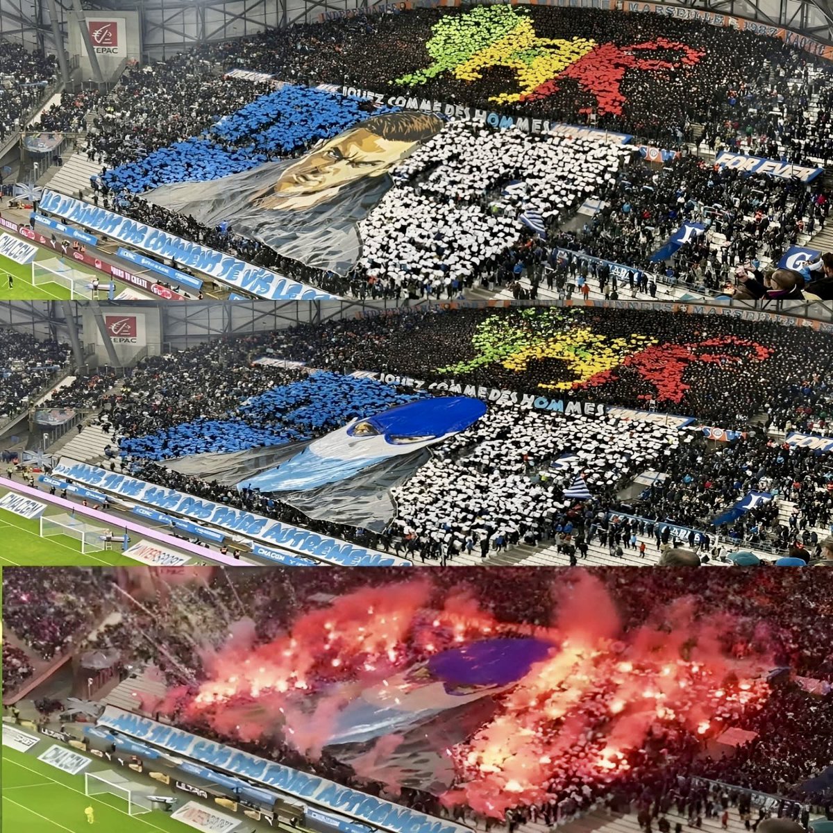 VGCU84's tweet image. #OMRCL « Ils n’aiment pas comment je vis le stade… Mais je ne sais pas faire autrement! » #Depuis1984 #LibertéPourLesUltras #FuckLFP 
🔥🔥🔥