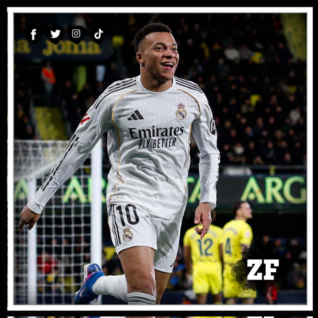 ZonaFUT1's tweet photo. ¡CON LO JUSTO!
#LaLiga | 🟡 #VILL 0-2 #RMA ⚪
@realmadrid en su visita al @Villareal_fc logra sacar la victoria con doblete de Mbappé. Sin embargo el equipo blanco sigue sin convencer en su modelo de juego. https://t.co/OtvuWfj2lu