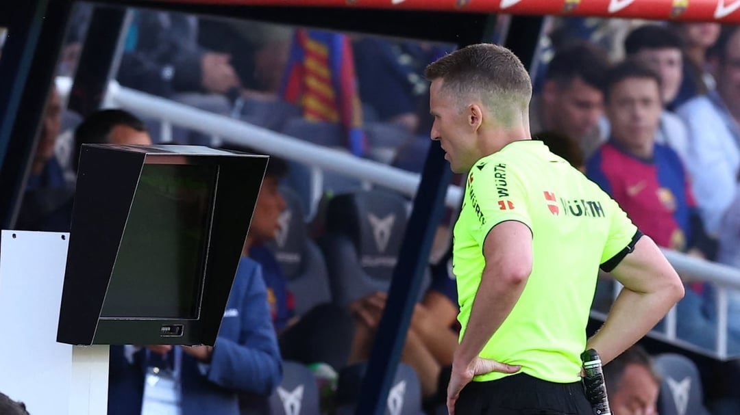 LaLiga teams with the most penalties awarded since VAR was introduced:

1. Real Madrid (86) 
2. Valencia (45) 
3. Barcelona (43) 
4. Real Sociedad (41)
5. Villarreal (41)

🤐