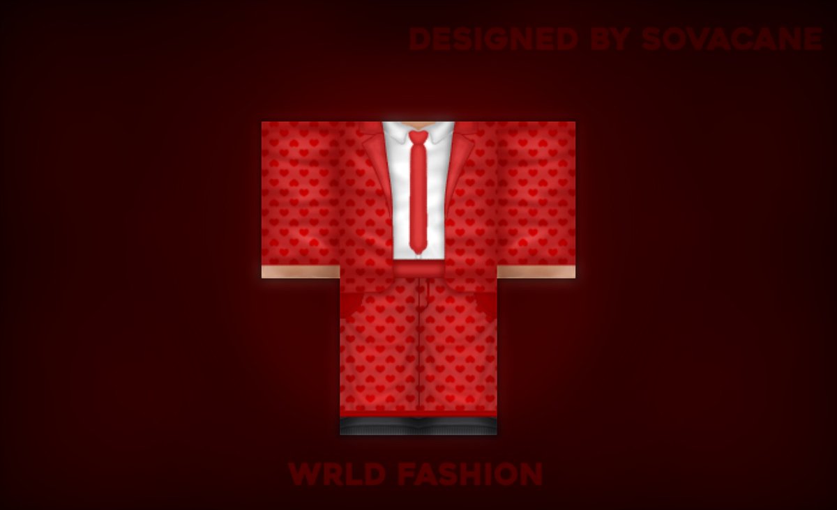 sovacane's tweet photo. Valentines suit ❤

linked down below :D

join the group! https://t.co/J5Ibga1MF9

#ROBLOX | #RobloxDev | #RobloxArt | #RobloxClothing https://t.co/WQfKXaqoXy