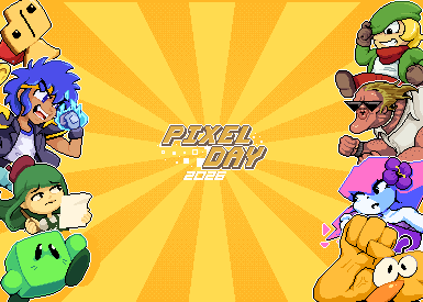 gatekid3's tweet photo. I got to do the Pixel Day banner this year for Newgrounds. https://t.co/48SmNMtPrc