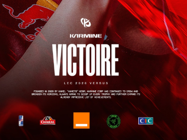 Stranh_'s tweet photo. @KarmineCorp Bonsoir l'équipe de com' ; je suis sur PC , j'ai mis en grand chez moi. Je ne lis RIEN des petites lignes. Je sais que la KC a gagné, mais aucune idée contre qui (lurker)
Je lis juste "Karmine Victoire" , c'est l'essentiel oui, mais il me manque l'info du VS + 3 lignes rédigées https://t.co/77ruMtQvd3