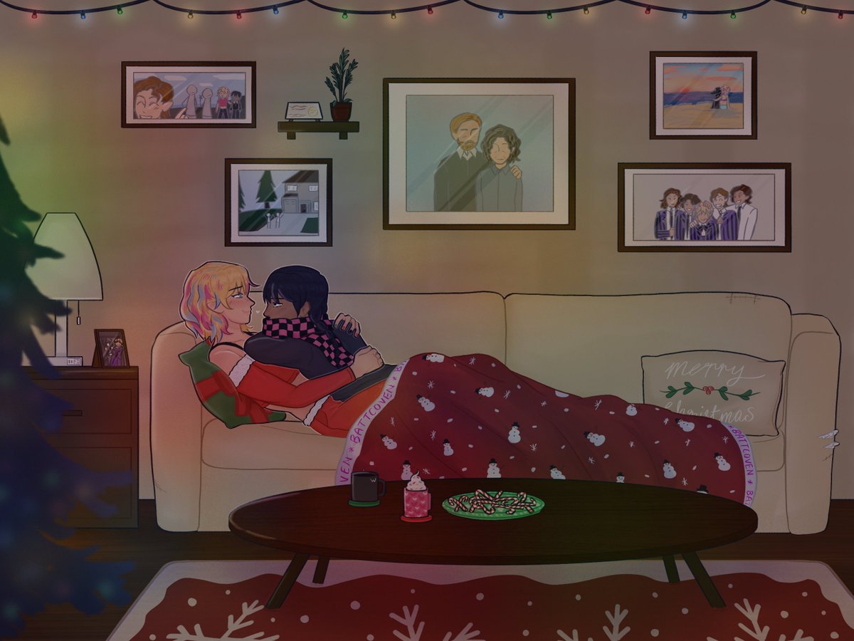 battcoven's tweet image. domestic wenclair commission for @Electron_Avenue 

☕: ko-fi.com/battcoven

#wenclair #wenclairfanart #wednesdayaddams #enidsinclair #wlw