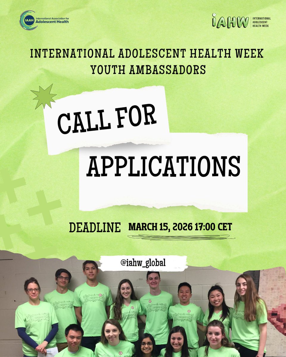 International Adolescent Health Week tweet media