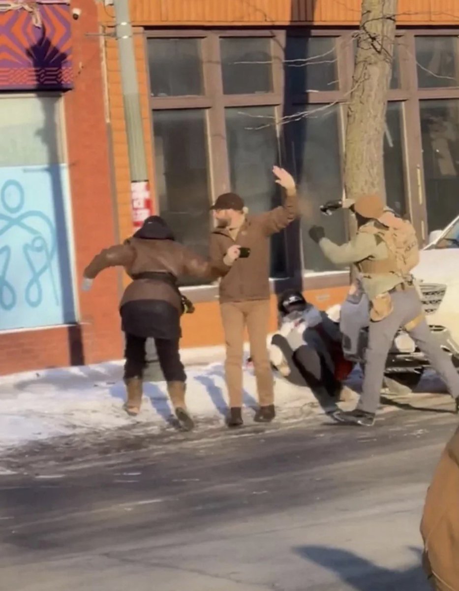 RyanChromey's tweet photo. The Federal Government just claimed this man approached ICE brandishing a firearm. This is unchecked, unfiltered violence of citizens of the United States. https://t.co/1ZbbL8HIW8