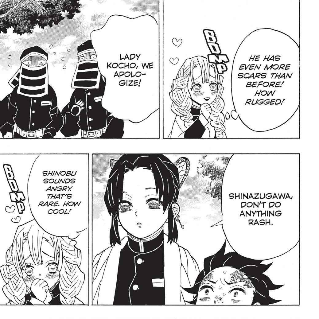 lilia_wisteria's tweet image. Saying this as if Mitsuri wouldn't completely fangirl over Maki 😭😭