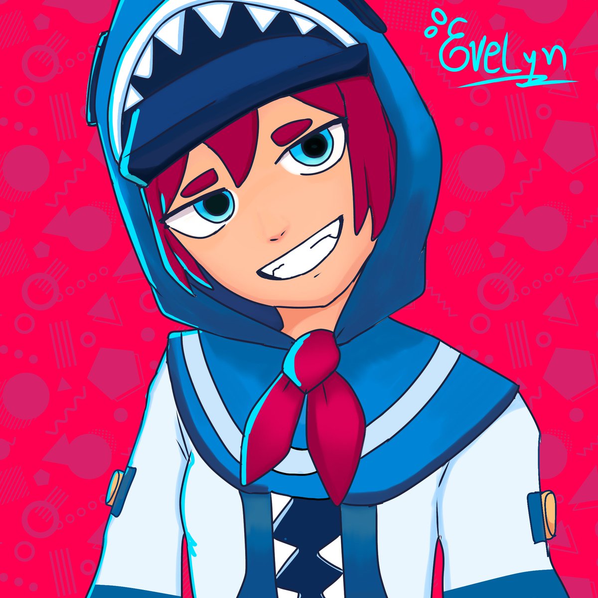 I drew Sasha from #sparkGrove  I hope you like it 🦈🦈🦈🦈#desenhos #fanart