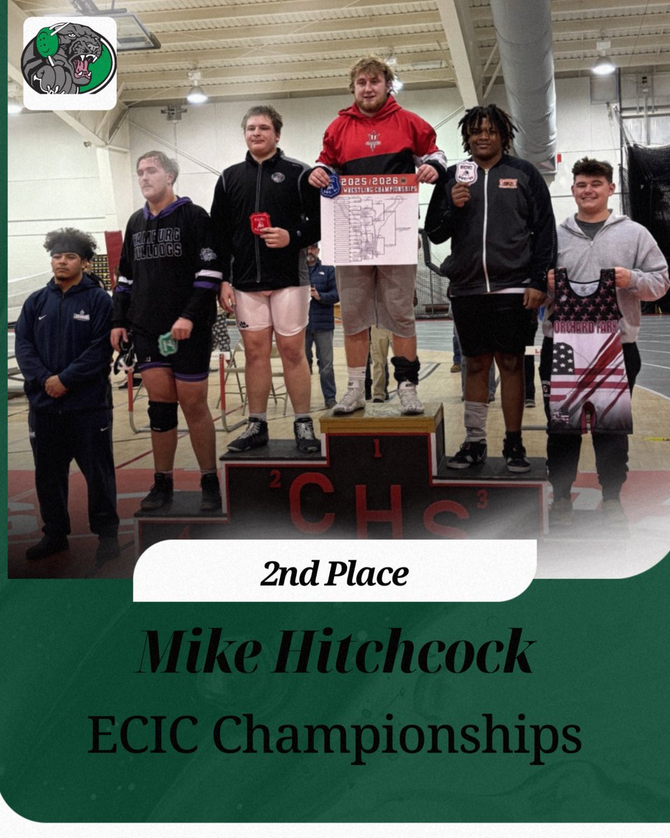 Mike Hitchcock takes second place this weekend at the ECIC tournament. Great wrestling this weekend Mike, keep working hard

🐓💪🏼

<a href="/PioAthletics/">Pioneer Central Athletics</a> 
<a href="/Matt_ORourke1/">Matt O</a> 
<a href="/wnywrestling/">armdrag.com</a>