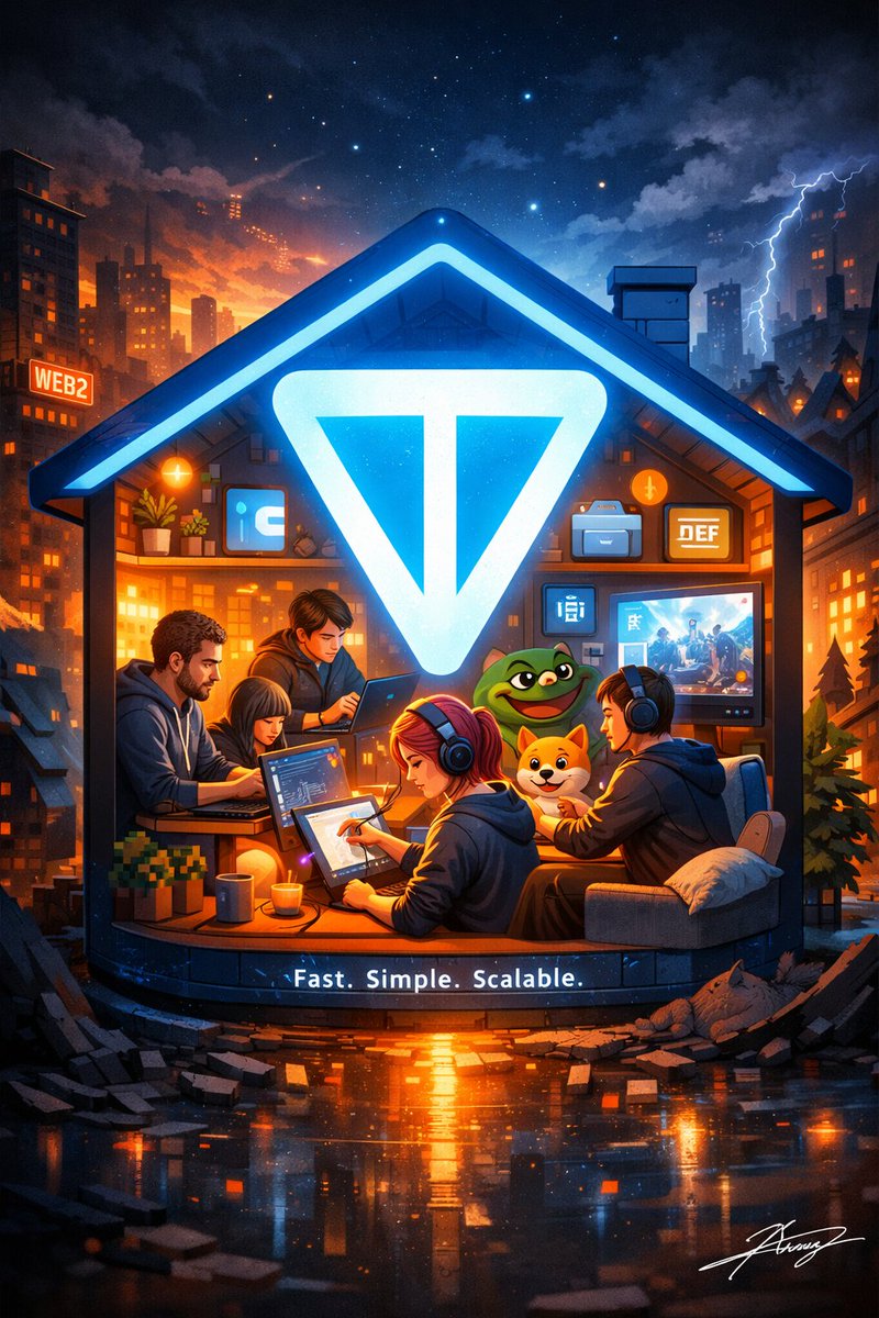 Sardauna__'s tweet photo. GN CT
I imagined TON as more than a blockchain.
A digital city where creators, builders, gamers, and memes coexist connected by speed, openness, and community.
This artwork represents that shared heartbeat.
#TON_Art_Contest1
#TON_blockchain
@0x_Khalid @Jameelweb3
@maimunaweb3 https://t.co/TCXRoyieA2