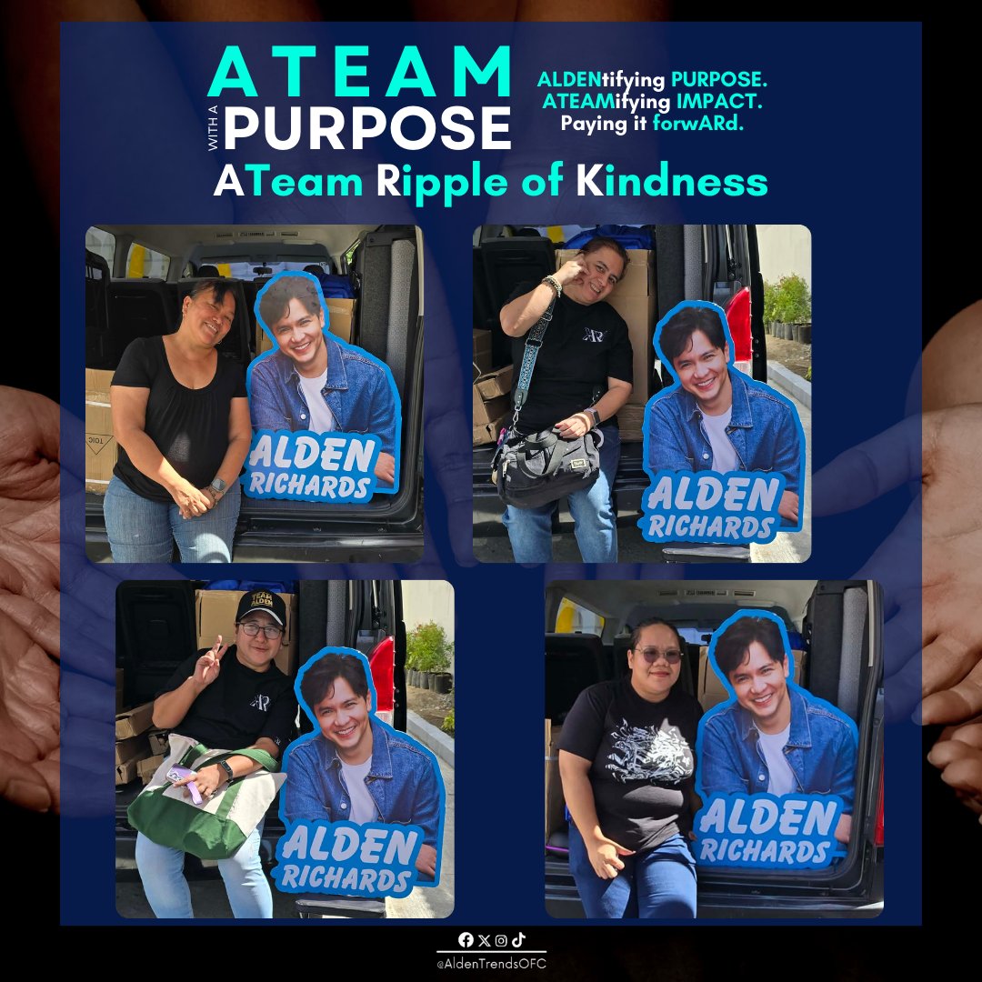 From PAPER to the PAVEMENT 🫶🏻

Inspired by his Care-A-Van, we brought the ATeam Ripple of Kindness (ARK) to the hard-working TODA drivers of Sta. Rosa.

ALDEN taught us a vital lesson:
"Libre ang maging mabuti"...
The GREATER GOOD isn't a wish—it's a DECISION we make every single