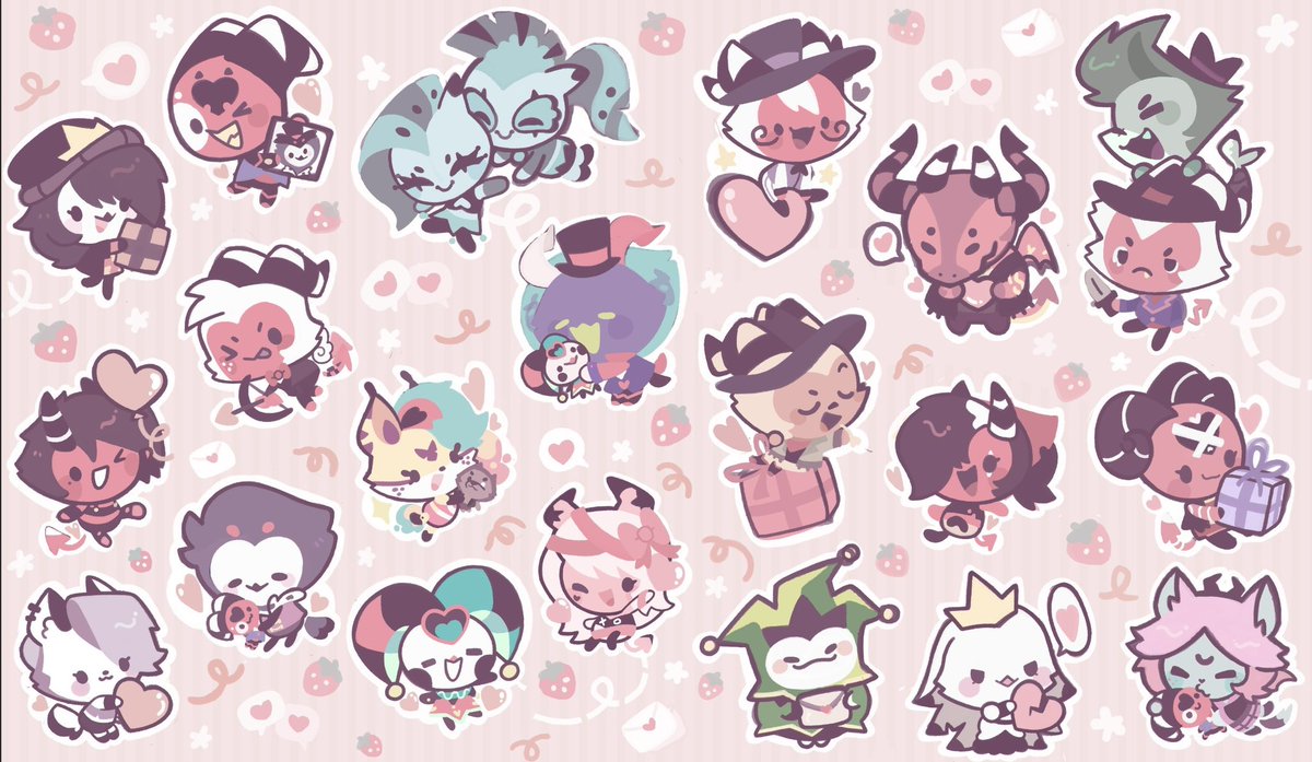 I drew a lot of chibis 🌸✨