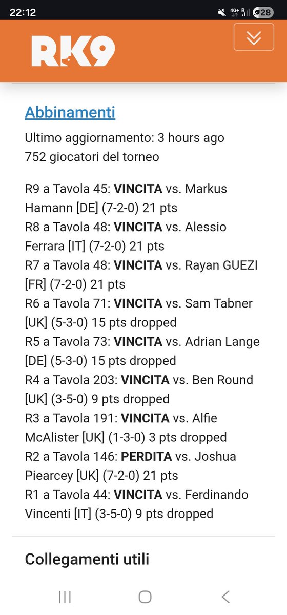 7-1 in Day1 of Birmingham and I've also won the first round of the Day2!
So, I'm really happy with the tournament so far and I hope to continue to improve and enjoy it.