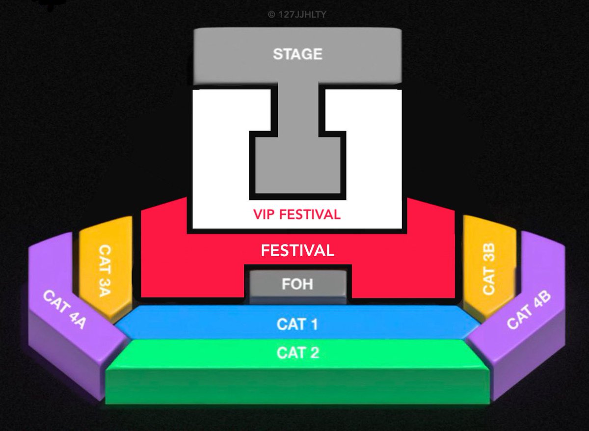 Hi <a href="/PKEnt_ID/">PK Entertainment</a>, all stop have extended stages even though the venues have similar capacities. If TY TRACK REMASTERED JAKARTA also has an extended stage, it would help reduce crowding for standing fans and definitely help all categories sell out. Please consider seat plan like this: