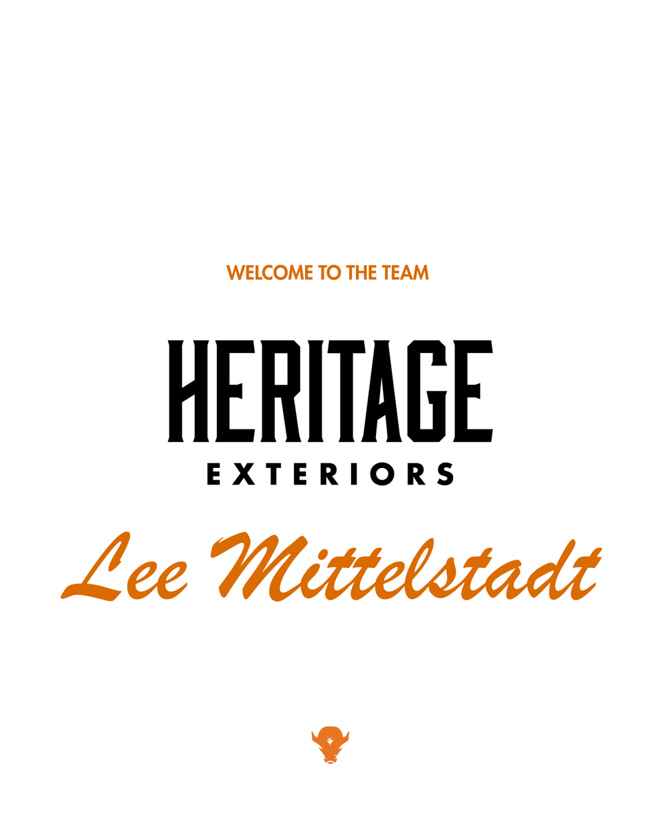 HeritageExt's tweet photo. Join us in welcoming Lee Mittelstadt to the Heritage Exteriors family!

As our new Outdoor Living Designer, Lee is ready to help create beautiful, functional outdoor spaces for our clients. We’re excited to have you, Lee! https://t.co/ZP5wMGhfzT