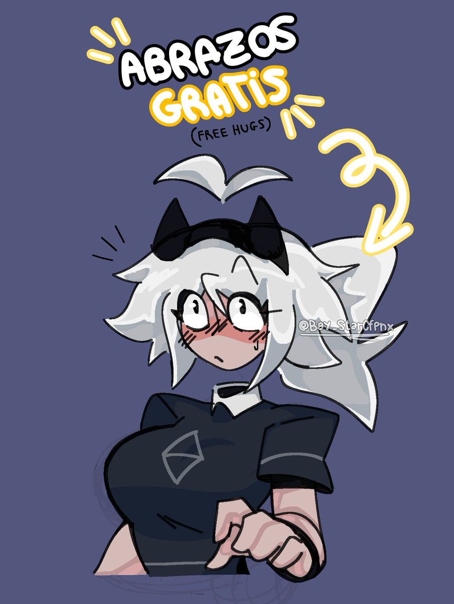 Dibujo rápido (2 horas) 

No seas mala onda y dale un abrazo, animal >:^
(Ehre XDDXDD)
#katie
