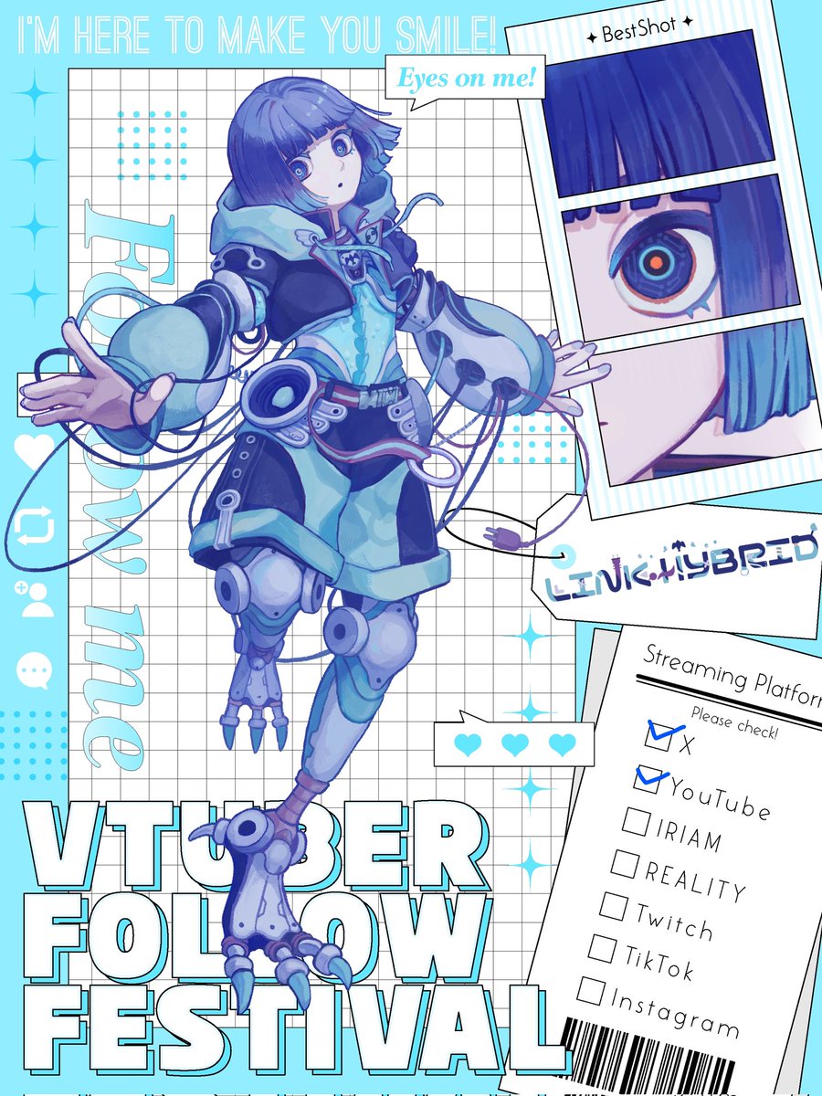 LINKHYBRID0501's tweet photo. ——起動完了。
こんにちは！バーチャルロボットのLINK／HYBRIDです🔗🩻

◆ホラー、不思議系のゲーム配信
◇旅ログ、お菓子作り、楽器演奏などやりたい事をやる動画
◆まったり読書（雑談）配信
などを予定しております✨

マシュマロも募集します🍽️
https://t.co/0vgl2okkPw

よろしくお願いします🙌 https://t.co/SZojWPrGNR