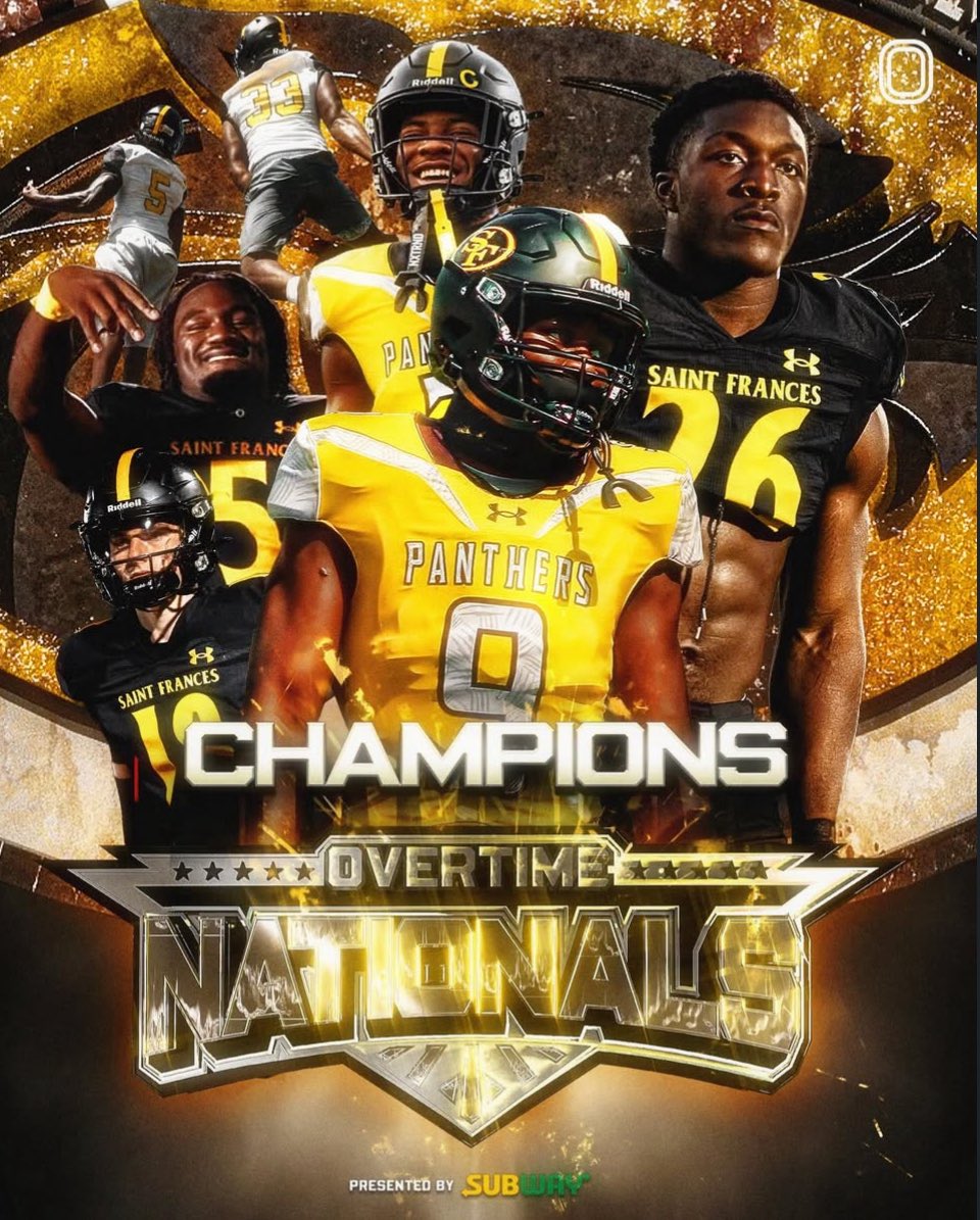 GirardRoddy's tweet photo. This upcoming weekend I will be attending the St. Frances Academy Prospect Camp Jan 31st #AGTG #SBG #PantherFootball #SFA #LLLP1💔 @Coachmessay @CoachJdubSFA https://t.co/ZHfkDuZYUn