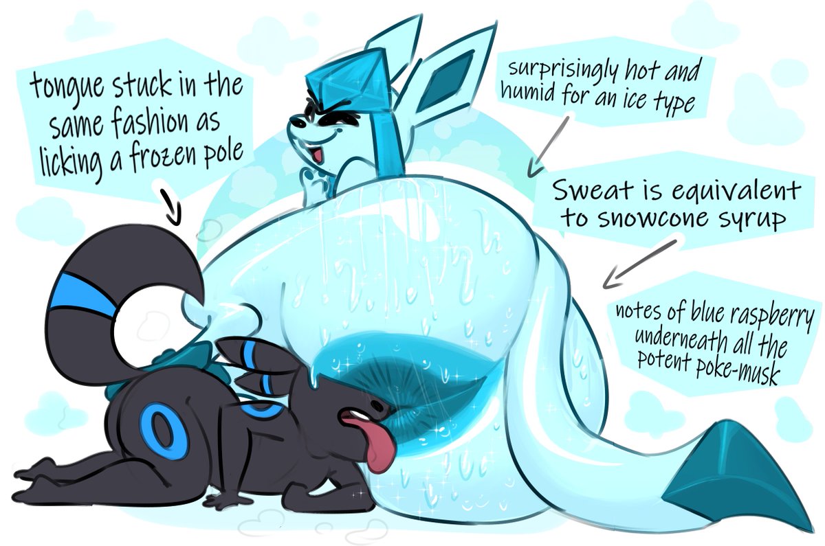 popoisyucky's tweet photo. glaceons and their quirks https://t.co/LYkf1fSgh2
