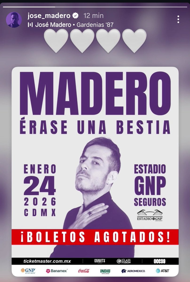 Joss_Chapa's tweet image. FELICIDADES, ENHORABUENA POR FIN LO LOGRASTE  @jose_madero  !!!!!
@ClassMusic 

Nos vemos al rato en tu noche histórica