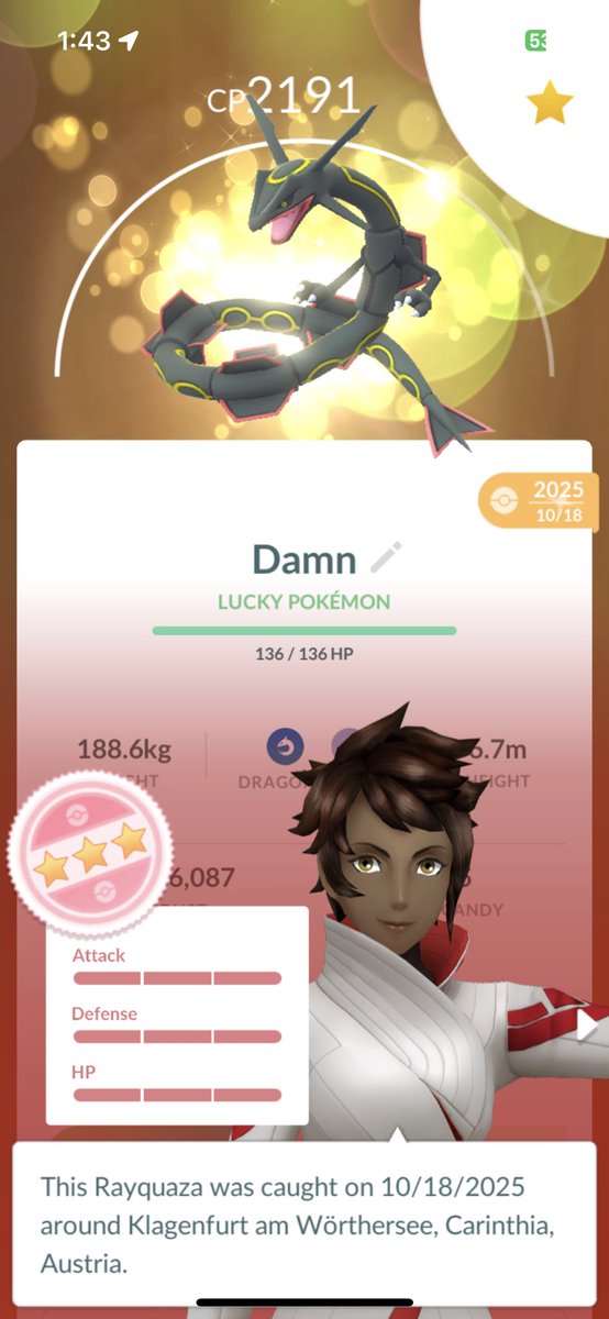 Shlundo Rayquaza!! 😭😭💯✨

#Shundo #PokemonGo