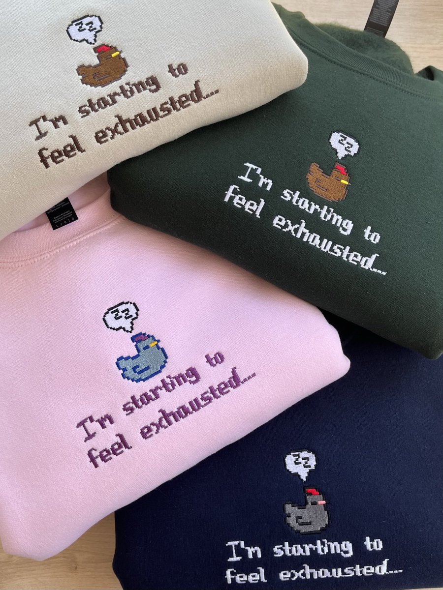 nooksneedlesco's tweet image. SWEATSHIRT GIVEAWAY ✨

giving away one of these cute stardew sweatshirts 🐓🌾

to enter:
💗follow me
💗like &amp;amp; repost
💗reply which colour is your favourite
💗tag someone for an extra entry

open internationally 🌎
closes 29th January 🌟